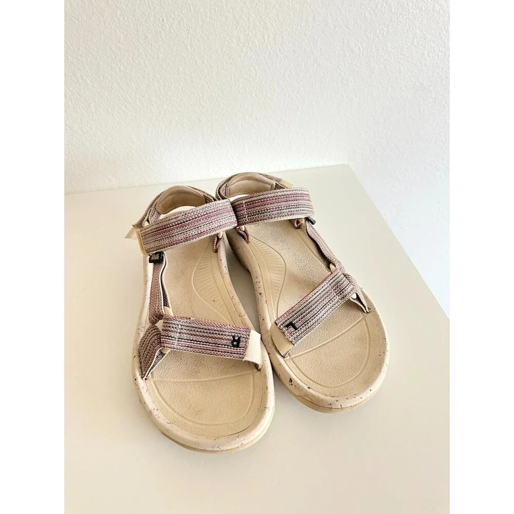 Teva X Stance Hurricane XLT2 Ivory Sport Hiking Water Sandals Camping Men's 7